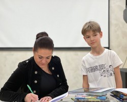 Издательство «Адукацыя і выхаванне» провело встречу с учащимися могилёвской средней школы № 12 (2)